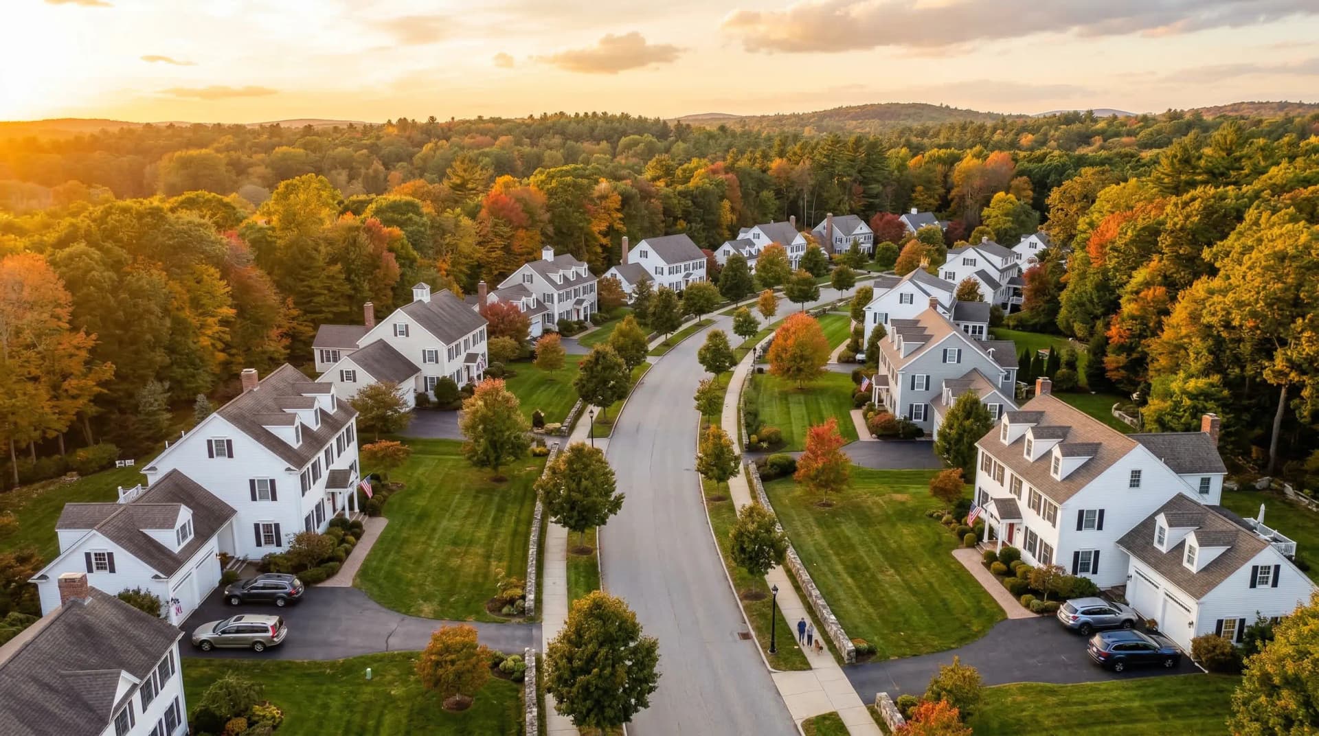 Beautiful South Shore Massachusetts neighborhood